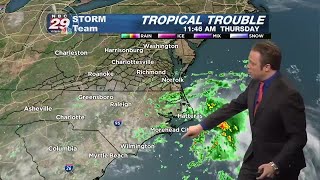 Tracking Two Storm Systems