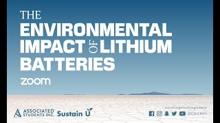 Environmental Impact of Lithium Batteries - 2021 Sustainability Month at the Beach
