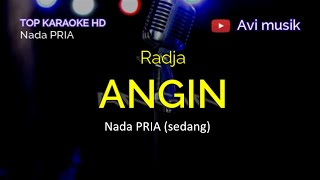 ANGIN - RADJA | Nada PRIA | Top karaoke HD Avimusik