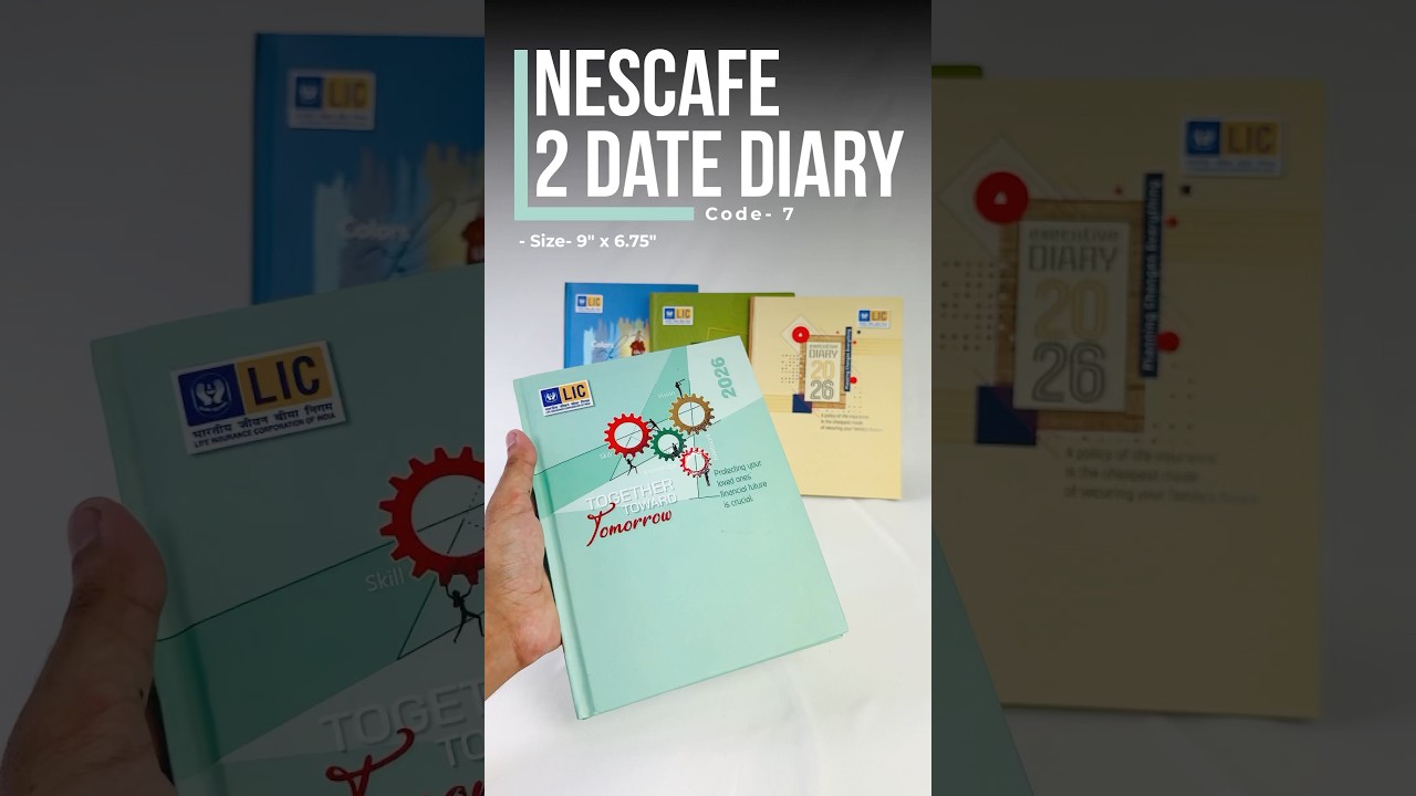 LIC Nescafe 2 Date 2026 Diary | Code-7