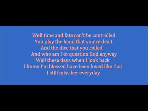 No Regrets - Gary Allan (Lyrics On Screen)