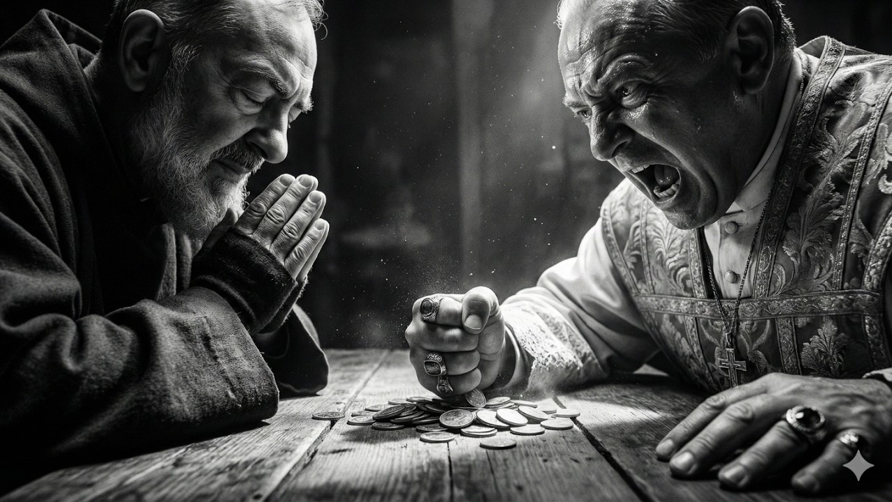 Non sapevano chi era — il vescovo scelse il frate sbagliato da umiliare davanti a tutti