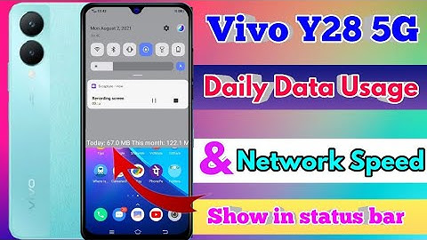 vivo y28 5g data usage settings, vivo y28 5g data speed setting