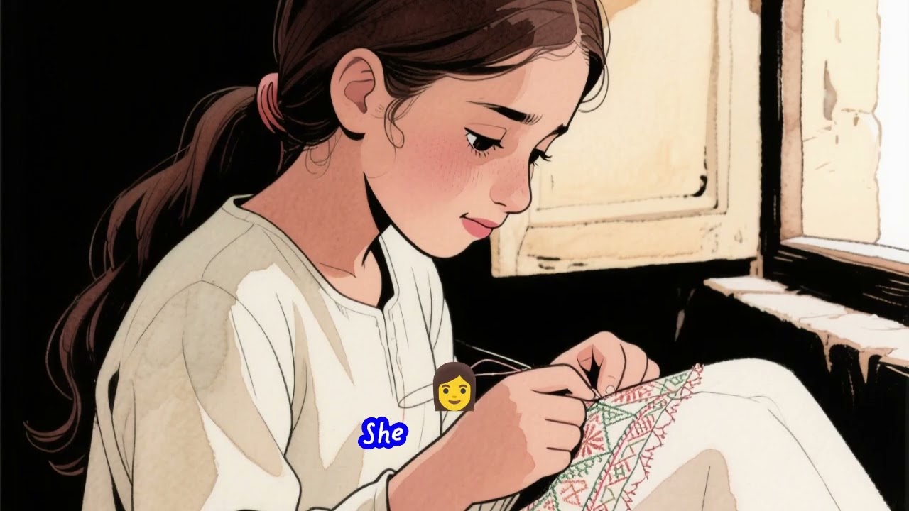 Traditional Moroccan Hand Embroidery | Real Work by a Young Girl 🧵🇲🇦