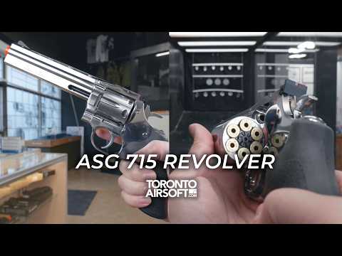 Most TACTILE Airsoft handgun experience? Try the ASG 715 Co2 Revolver