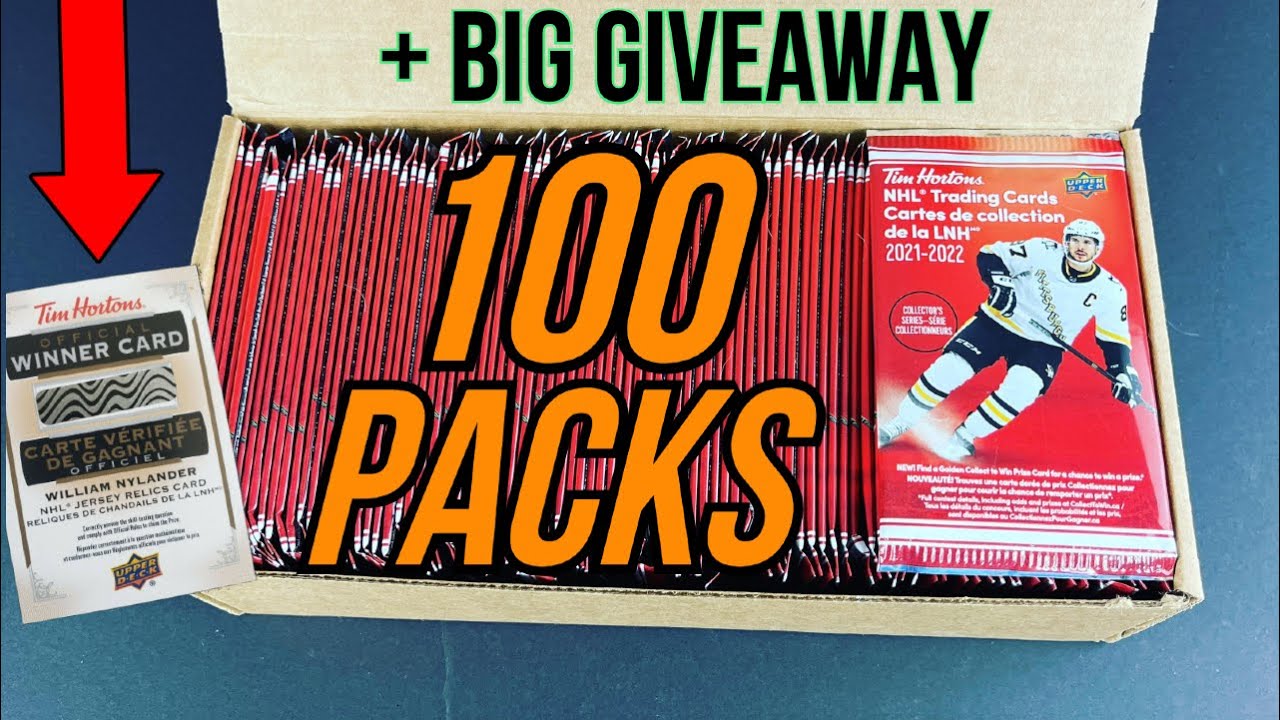 БОЛЬШИЕ ХИТЫ! Открытие набора из 100 хоккейных карточек Тима Хортона 2021-22 + БОЛЬШОЙ РОЗЫГРЫШ