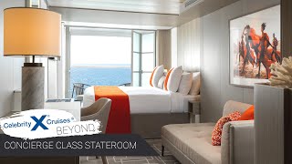 Celebrity Beyond | Concierge Class Stateroom Full Walkthrough Tour & Review 4K | Celebrity Cruises