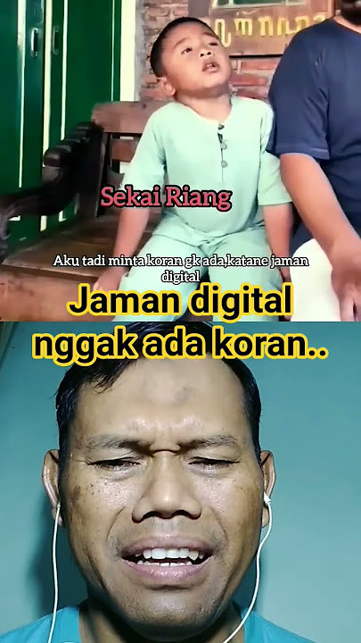 jaman digital nggak ada koran #jamandigital #komedi #sekai #@tonibelokkiri