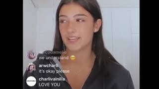 Charlie cries on Instagram live as she apologizes to Nessa, Chase, and fans