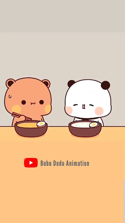 hehehe Bubu rocked dudu shocked 😁😁 #bubududu  #cute #dudu #bubu #peachgoma #cartoon #funny