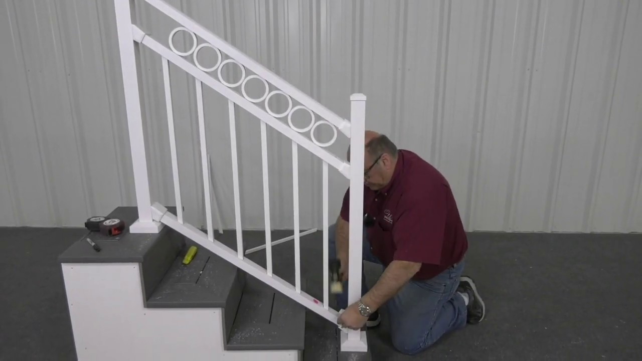 Westbury® Riviera "R" (C30R) Stair Railing Installation YouTube