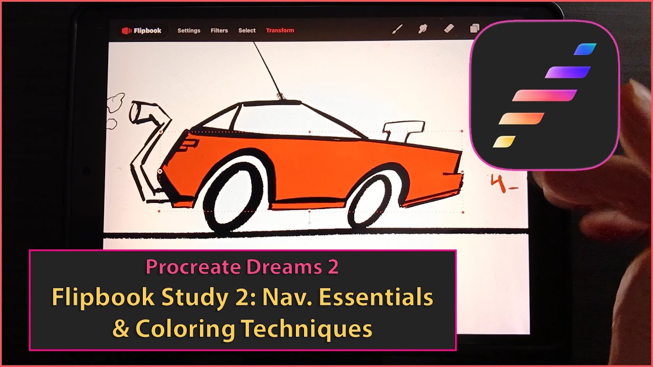 Учебное пособие Dreams Flipbook Study 2: Основы навигации и техники раскрашивания