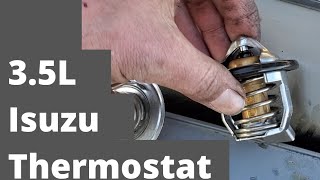 How to replace the thermostat on the 98-06 Isuzu Trooper Part numbers in description