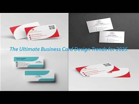 business card design trends 2025