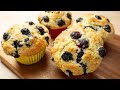 Super Easy Blueberry Muffins, soft and moist