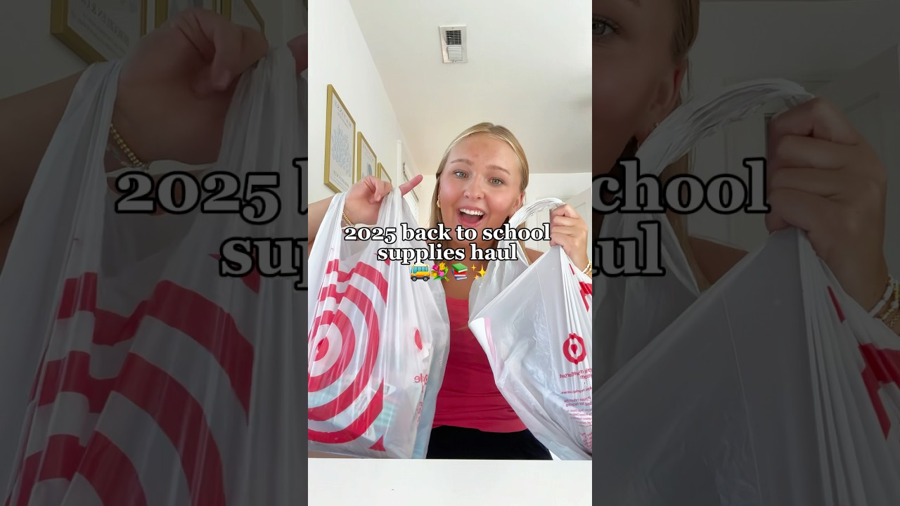 BACK TO SCHOOL SUPPLIES HAUL!! 