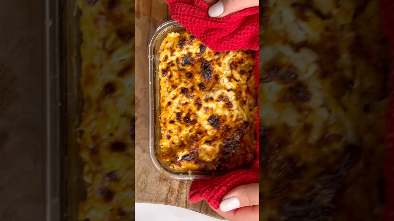 Easy and quick lasagna recipe that you can take to work yummy yummy 