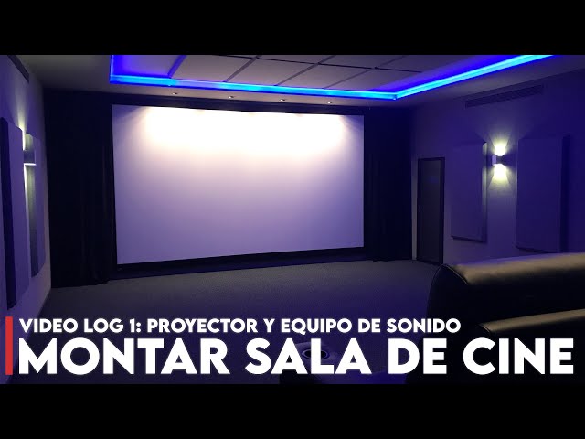 Cómo crear un cine en casa con altavoces activos y un proyector