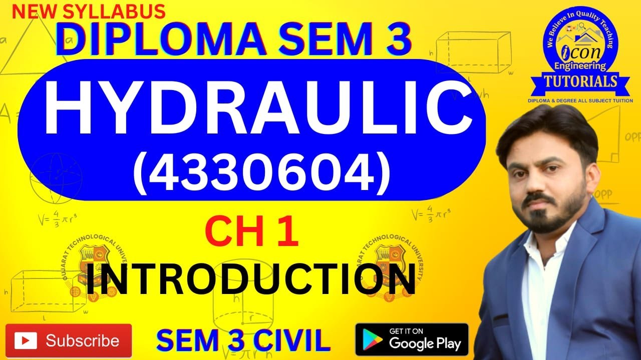 DIPLOMA SEM 3 HYDRAULIC (4330604) CH 1 DIPLOMA HYDRAULIC IMP FOR