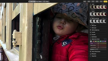 Change colours on Photos app on Mac