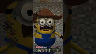 Minecraft Minion Papagera Vs Moniken win? - #shorts