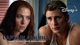 Captain America: TWS | Steve and Natasha - “Cant Tell The Difference Anymore” Scene | Disney+ [2014]
