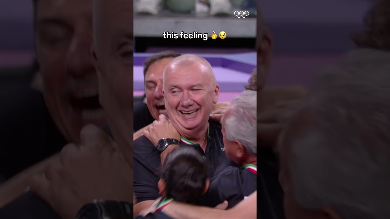 The moment you become an Olympic champion and get to share it with your favourite people. 🫂