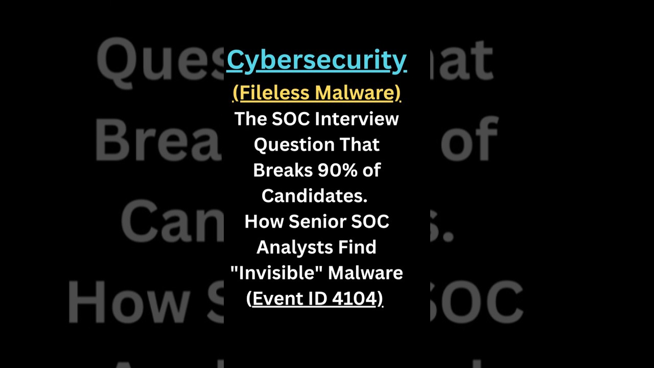 Как аналитики SOC на самом деле расследуют «бесфайловое вредоносное ПО» и ловушка на собеседовани...