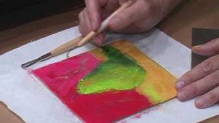 How-To: Scrape In Encaustic