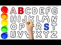 ABC, A To Z Alphabets | A For Apple B For Ball | ABCD Learing Video For Kids
