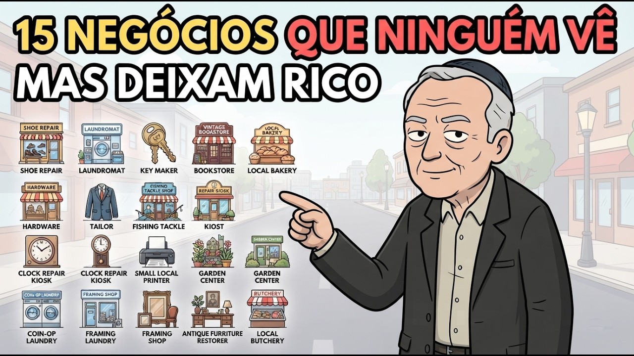 15 Negócios Esquecidos que Vão Te Deixar Rico em 2026 (SEGUNDO OS JUDEUS)