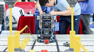 0.3 Sec. Catapult Wind Down! Simfu Robot Is the Most Techy Bot So Far. 348 Pt.Teamwork World Record 