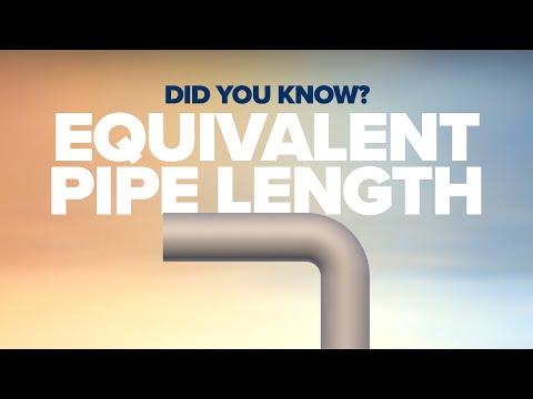 Did You Know? #27 What equivalent pipe length is?