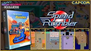 THSC The Speed Rumbler (1986) (Arcade)
Season 9, challenge 2 and this time we have Capcoms The Speed Rumbler released in arcades in 1986, this was picked by Ponder.
Never seen this game before, it seemed quite difficult at first but after a few attempts I got used to the cars controls. A fun little feature is just before your car get destroyed you can jump out and continue on foot, dont recall seeing that in any other arcade game? I had fun with this one, sadly I only managed to make it to level 3 on this run....
Wanna take part in the next challenge? join us....
https://www.facebook.com/groups/802335853124213/
If you dont do Facebook why not join our Discord channel? All the runs, scoreboards, highscores and chat in one place! :)
https://discord.gg/98CPnhYk3D THSC The Speed Rumbler (1986) (Arcade)