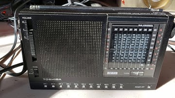 Testing portable Shortwave receivers on W6LVP Magnetic loop antenna