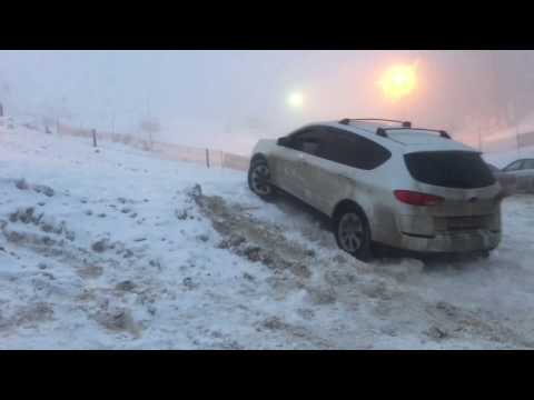 Subaru Tribeca off road snow
