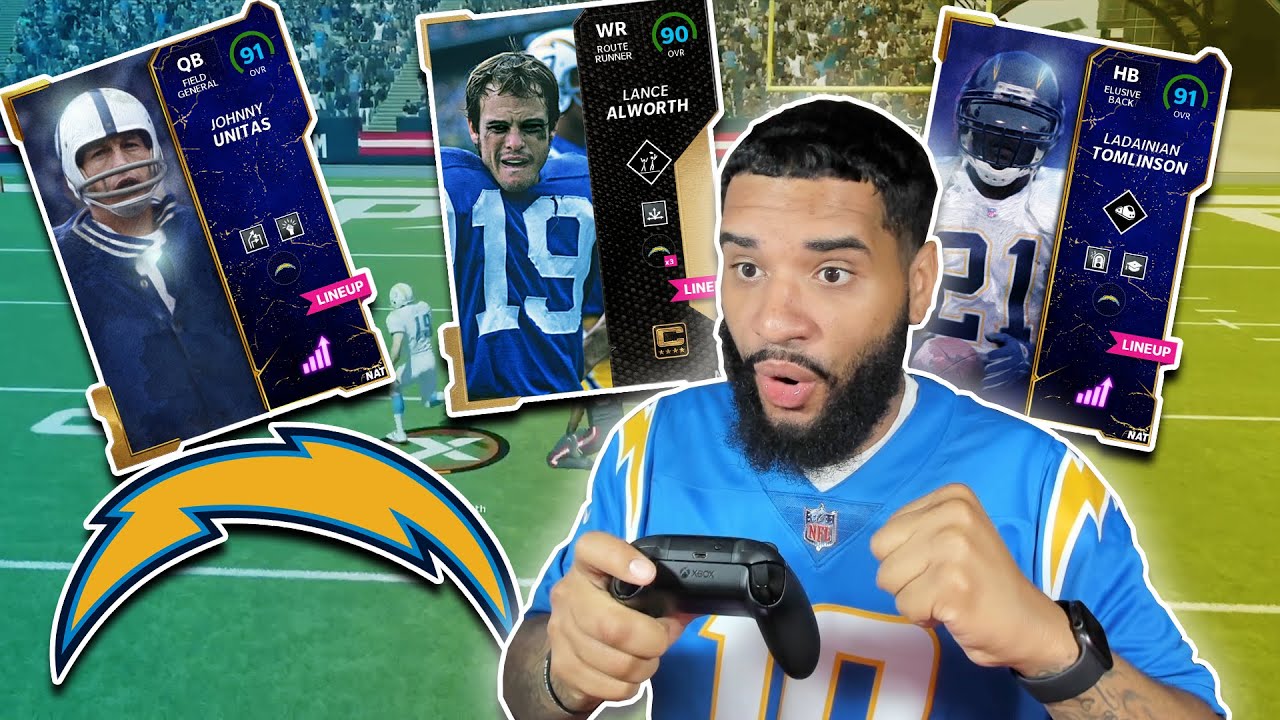 50/50 Chargers Theme Team - Madden 22 Ultimate Team