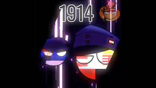 “WW1 SHOW" 🌍⚔️ CW: @Santi_Countryballs. @PerroblancoyPerronegro #shorts #countryballs #edit