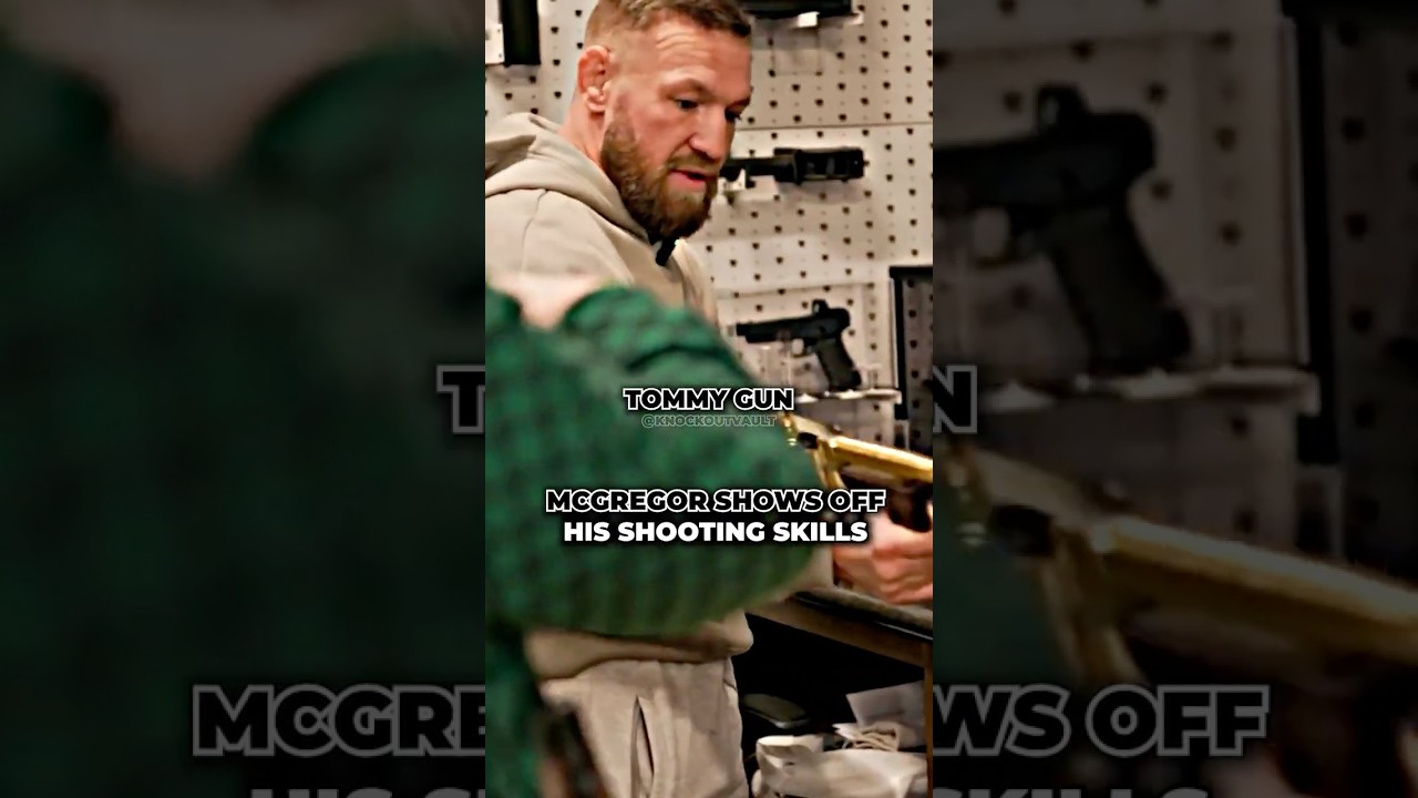 Conor McGregor Shows Off His Shooting Skills🔫🇮🇪