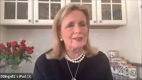Debbie Dingell speaks at the 2021 Hash Bash