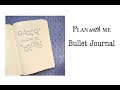 Minimalist Bullet Journal Layout