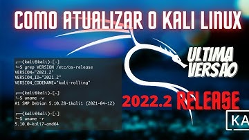 [Passo a Passo] Como Atualizar o Kali Linux 2022.2 e Suas Ferramentas pelo Terminal