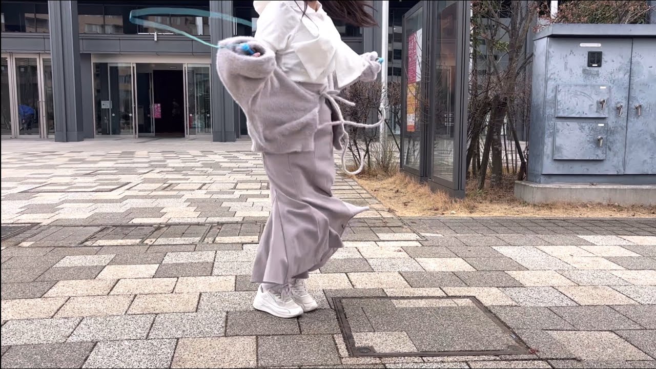 運動神経悪いお姉さんによる本気の縄跳び