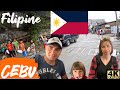 ❌ Aventuri  reale  în Mahalaua din Cebu City  Filipine  🇵🇭 First Impressions 🌏 4K】