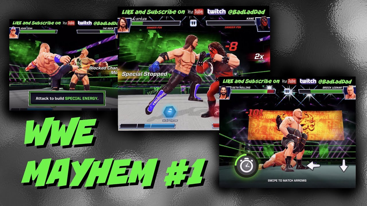WWE Mayhem Released! Gameplay Preview : Episode #1 - YouTube