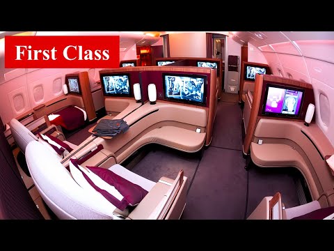 Qatar Airways A380 Doha'dan Sidney'e Birinci Sınıf Uçuş (+ Birinci Sınıf Dinlenme Salonu)