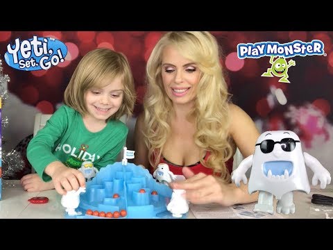 Yeti, Set, Go Board Game Play Monster Unboxing