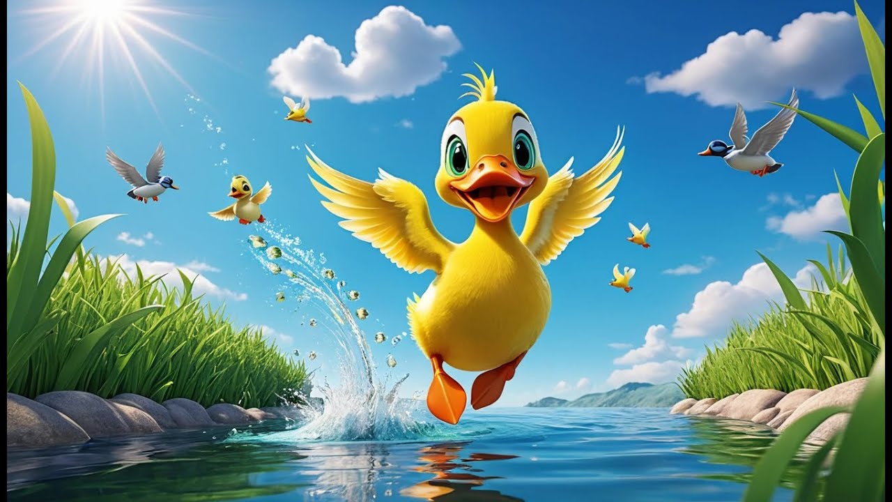 Quacky Ducks and Swishy Fish | Fun Animal Song for Toddlers | Playful Water Rhyme for Kids