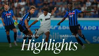Atalanta vs Sassuolo highlights (2-1) - Serie A