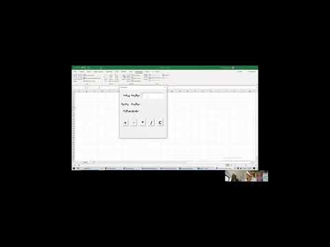 Microsoft Excel; VBA რედაქტორი- კალკულატორის შექმნა
